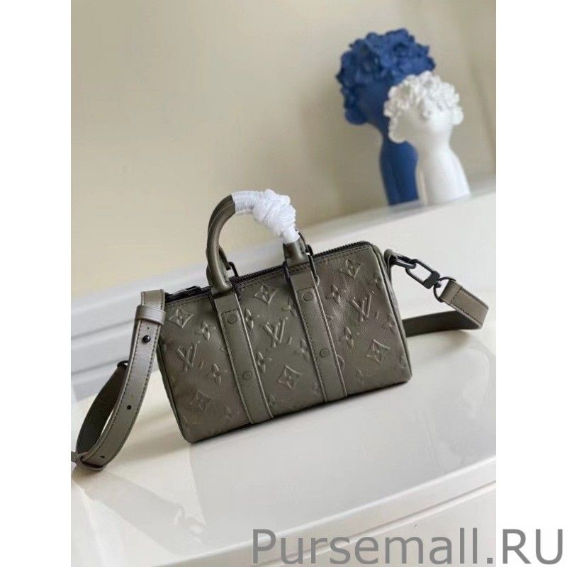 Keepall XS Bag Monogram Seal Leather M57961