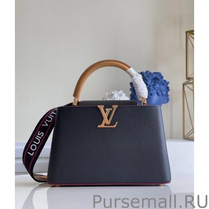Capucines MM Bag In Bicolor Leather M58608
