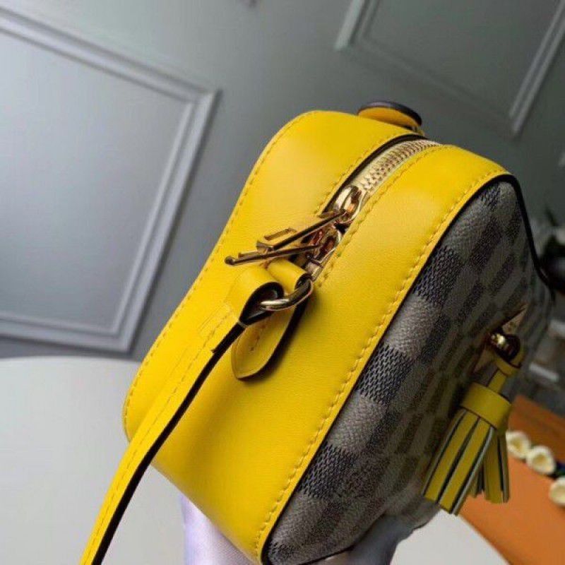 Saintonge Bag Damier Azur N40154
