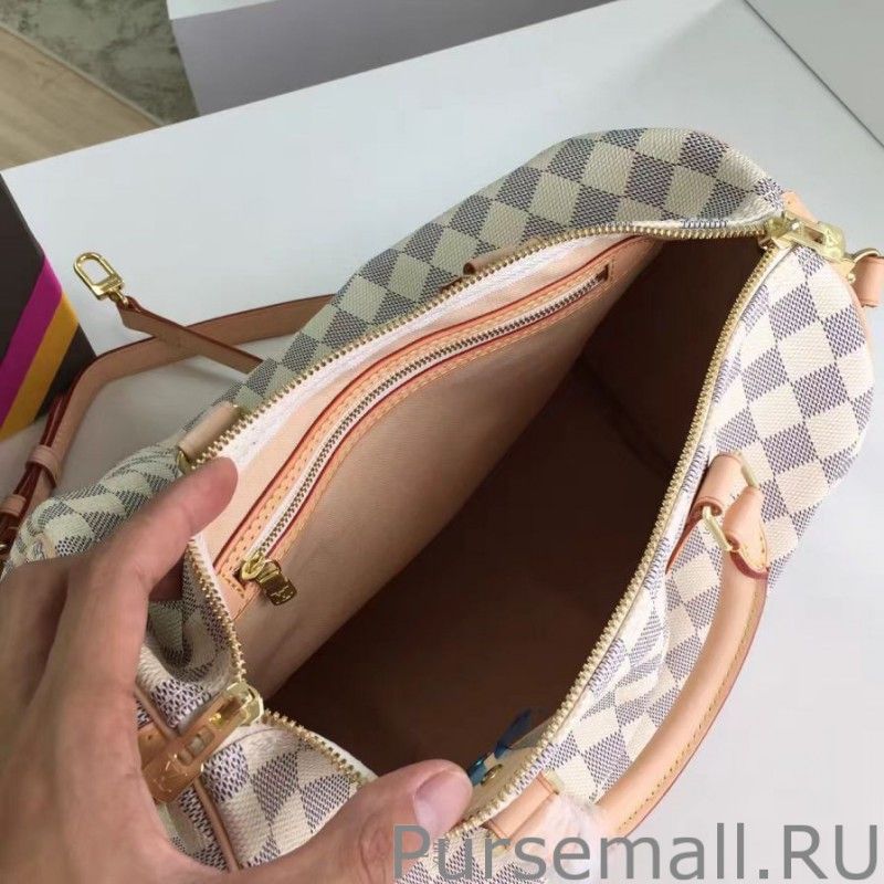 Speedy Bandoulière 30 Damier Azur N41373
