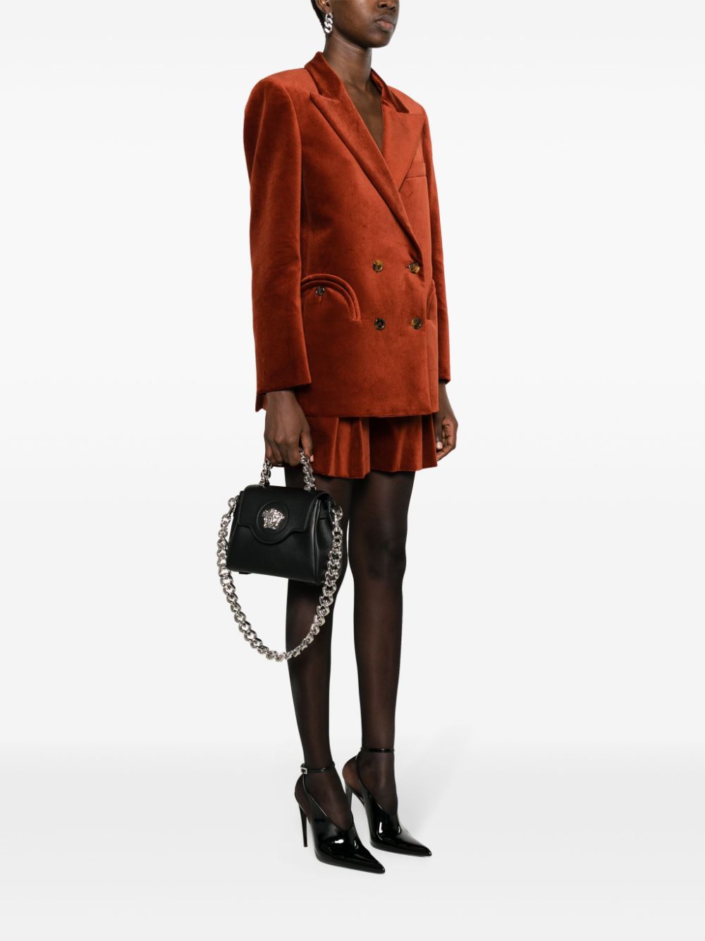 Versace small La Medusa top-handle bag