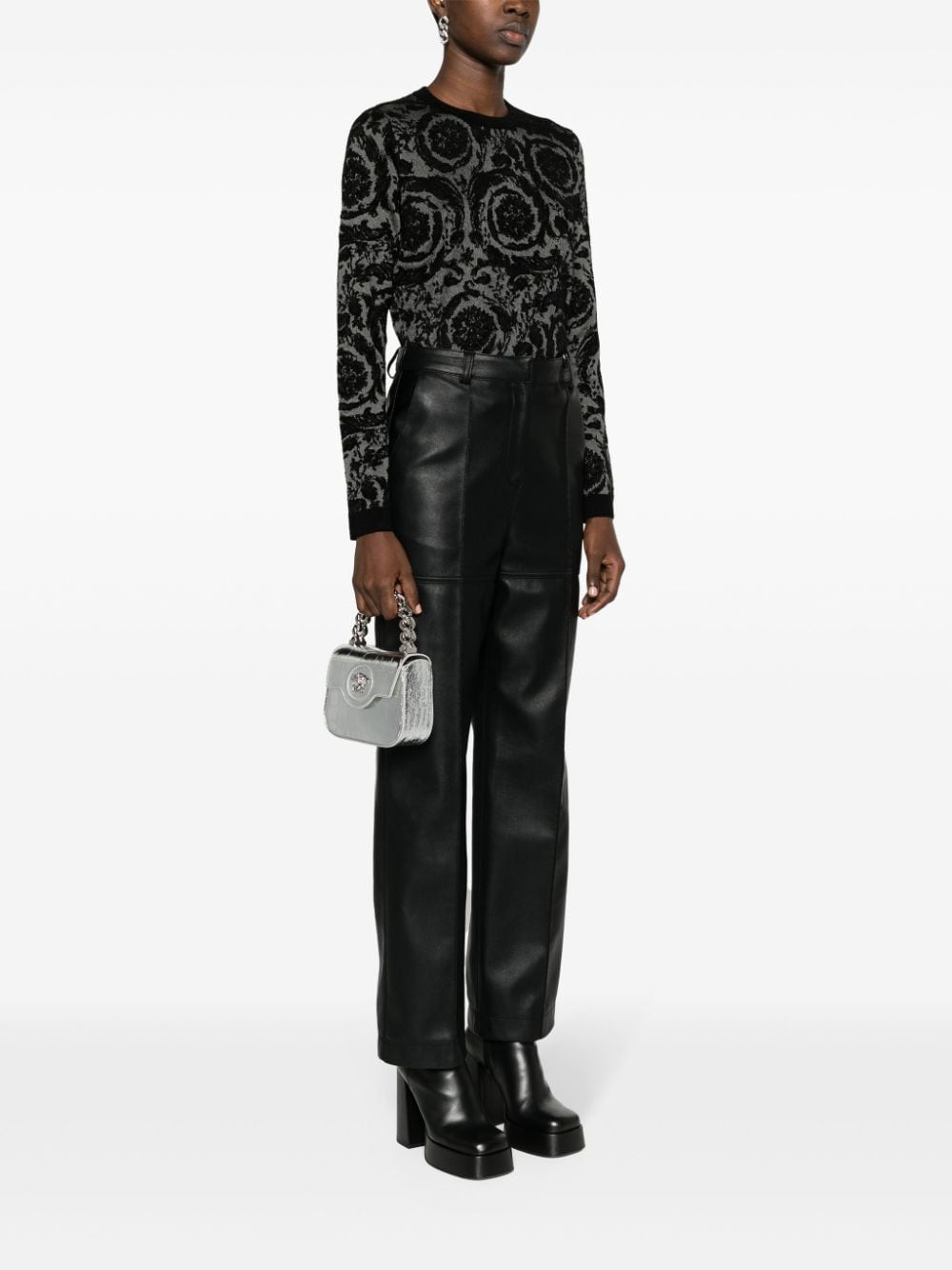 Versace La Medusa metallic mini bag