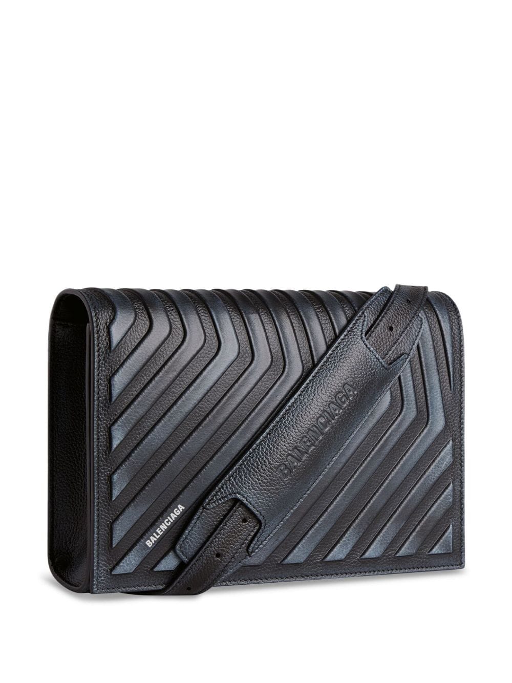 Ba*len*cia*ga car calfskin shoulder bag