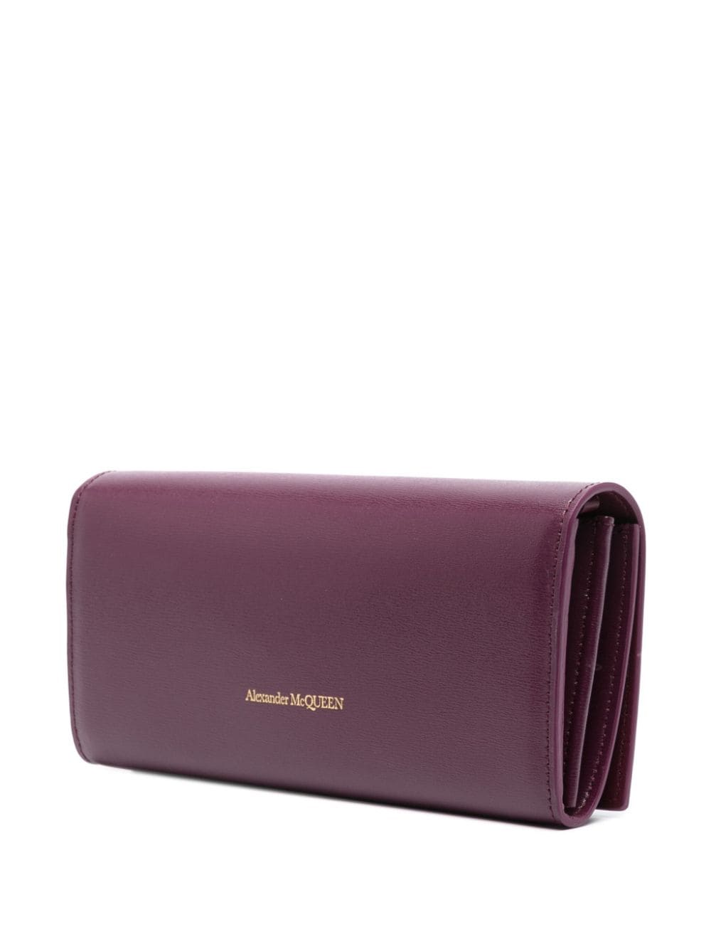 Alexander McQueen Skull leather wallet-on-chain