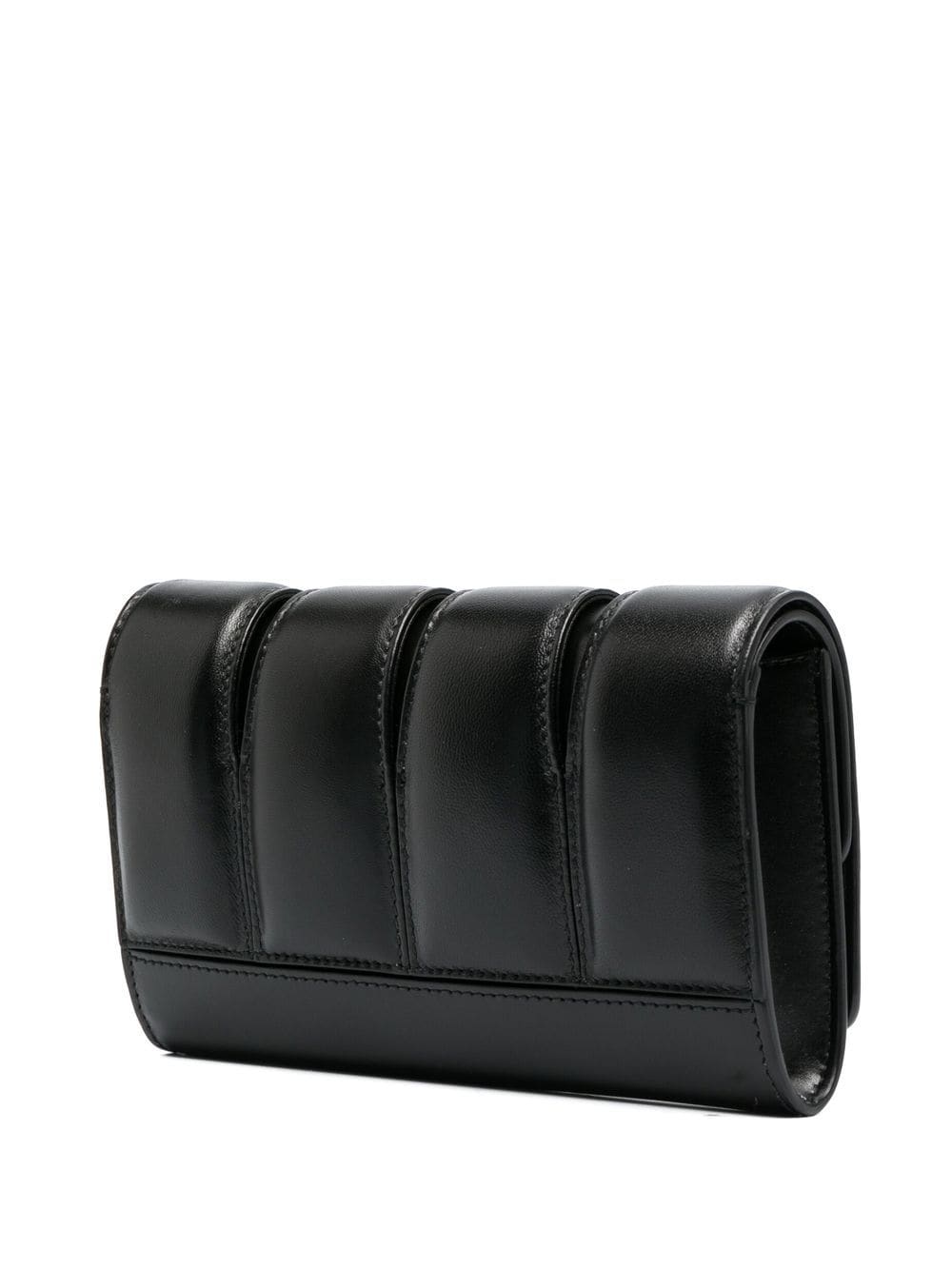 Alexander McQueen skull ring-hardware clutch bag