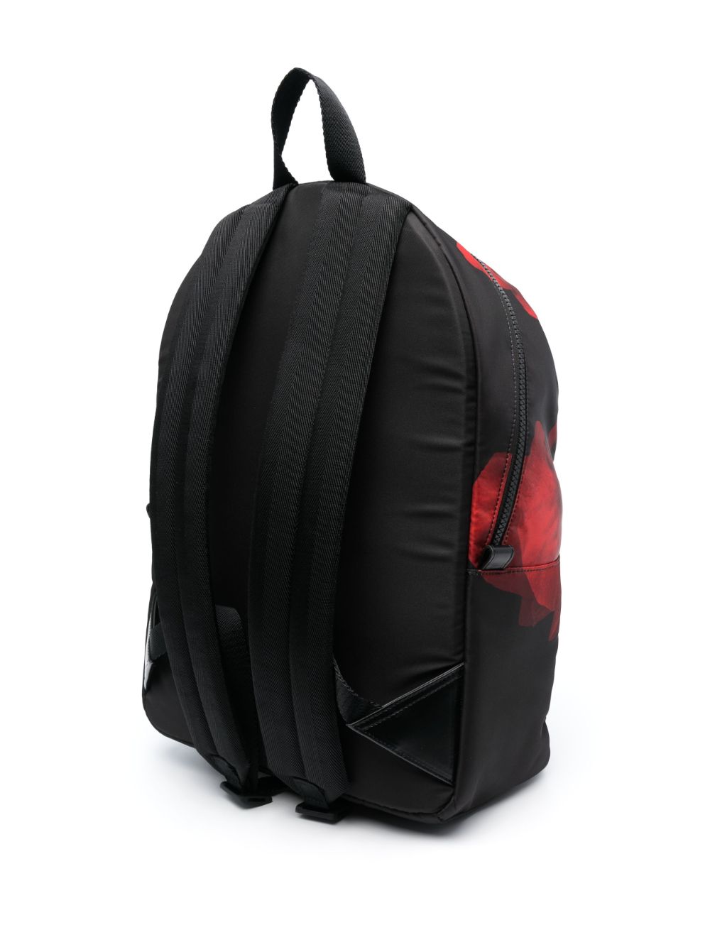 Alexander McQueen logo abstract-pattern print backpack