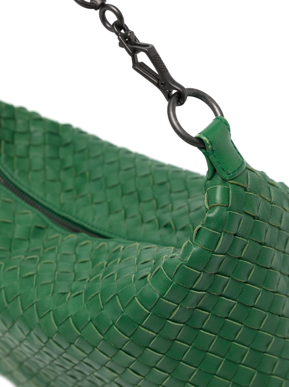Bo*te*ga ve*ne*ta   intrecciato zipped handbag