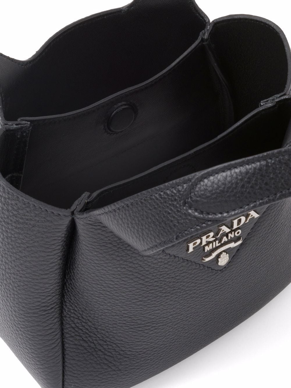 Pra*a flou leather tote bag