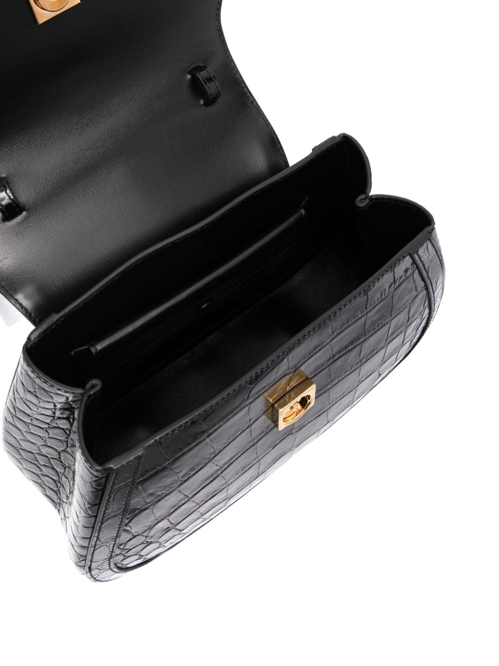 Versace Greca Goddess leather tote bag