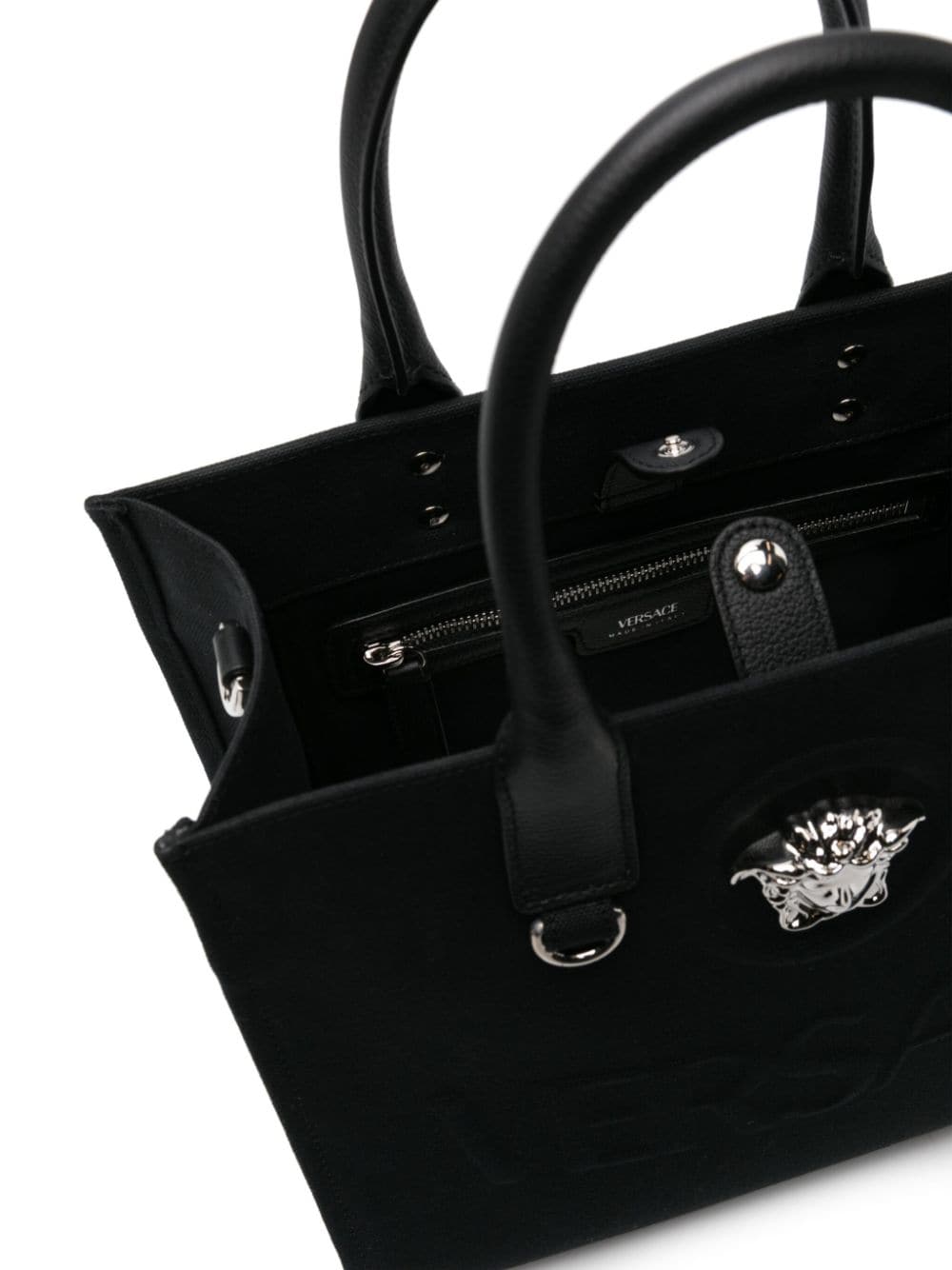 Versace small La Medusa canvas tote bag